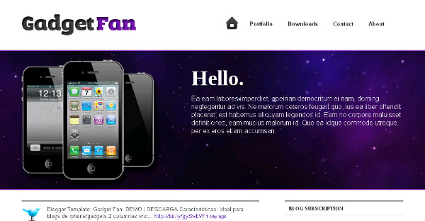 Best Blogger Templates Best Tech Blogger Templates
