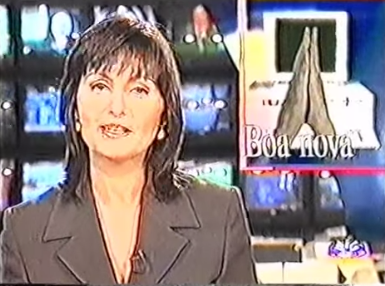 Reportagem sobre o site do Padre Júlio Grangeia Pinto no 'Primeiro Jornal' no ano de 1997 na SIC