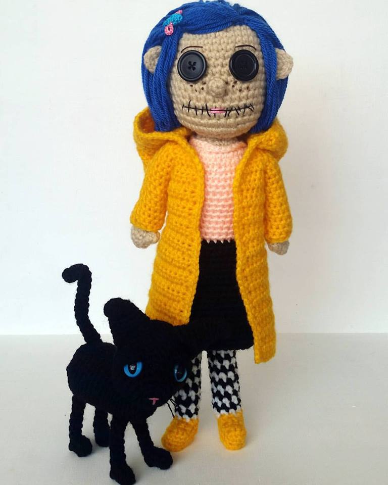 coraline amigurumi free pattern