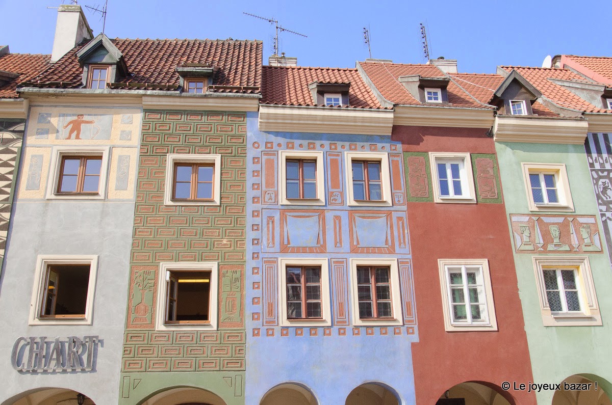 Poznan - façades colorées