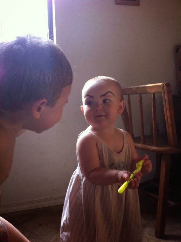 Most Hilarious Baby Eyebrows Gone Horribly Wrong dashingamrit