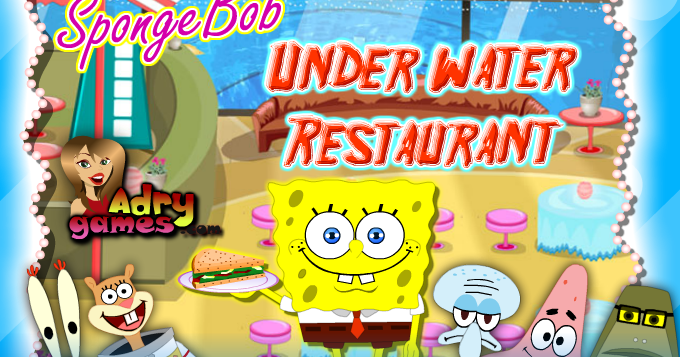 سبونج بوب لعبة مطعم سبونج بوب تحت الماء games cartoon