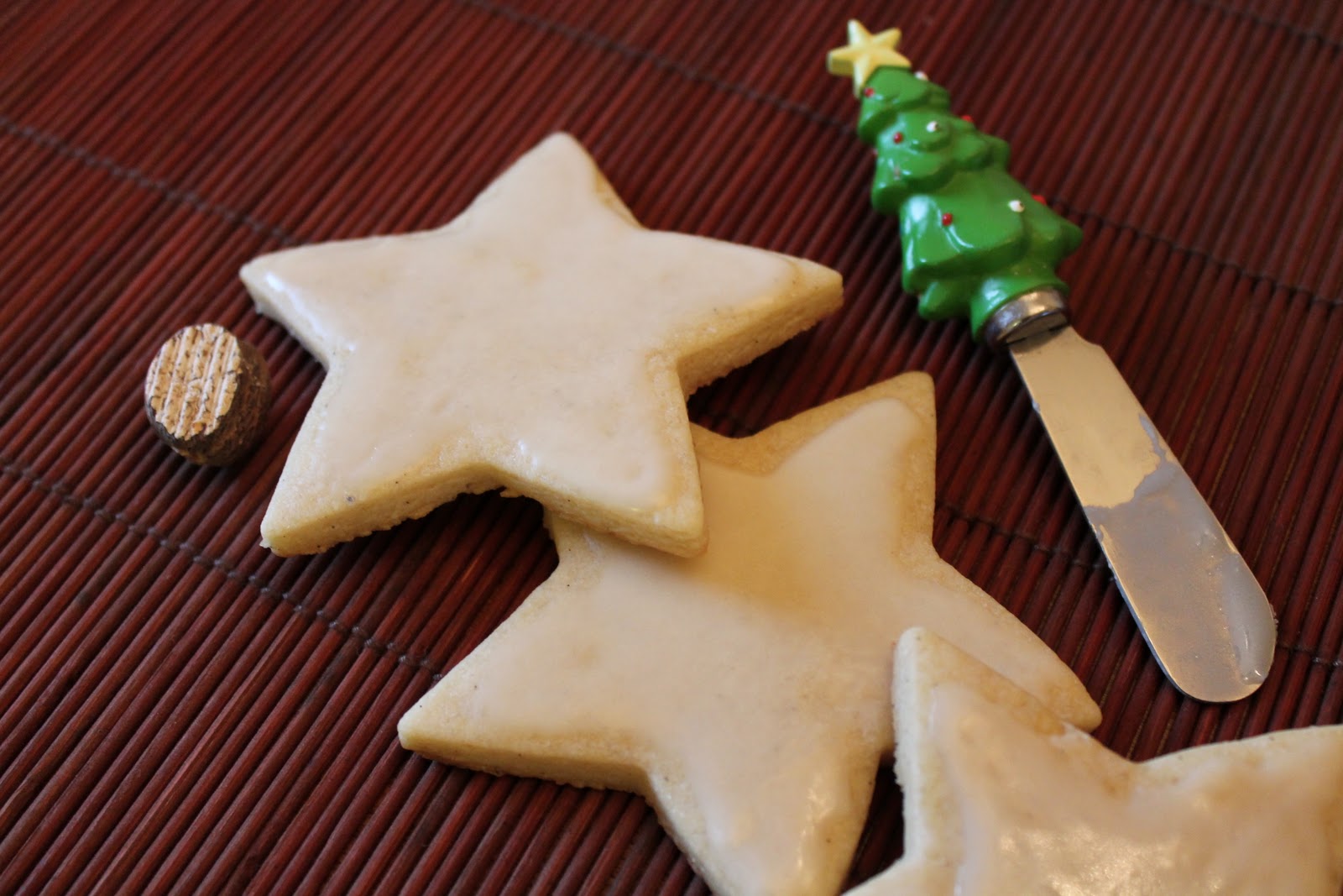 Savory Moments Eggnogglazed nutmeg sugar cookies