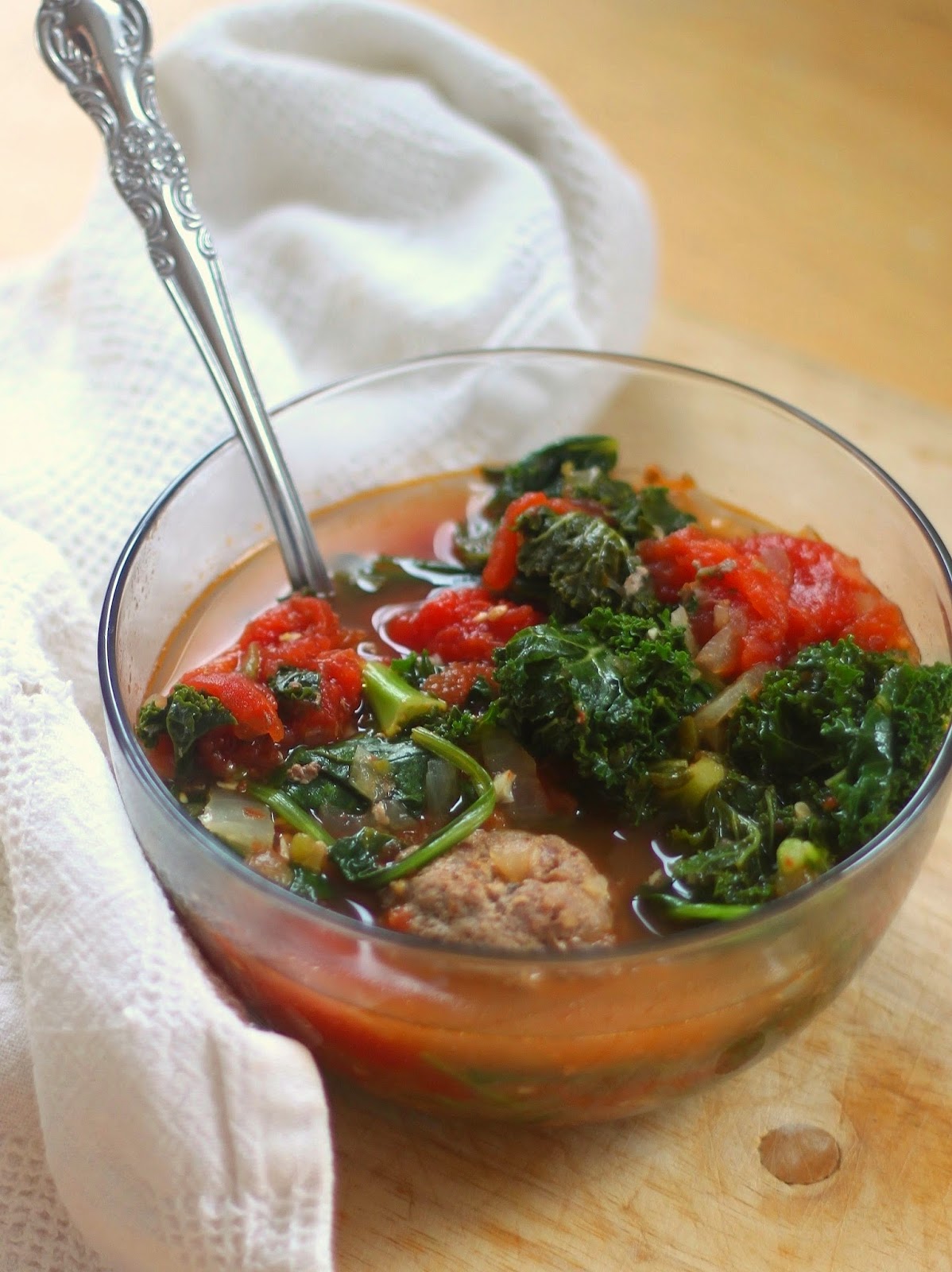 Jenessa's Dinners Kale and Meatball Soup