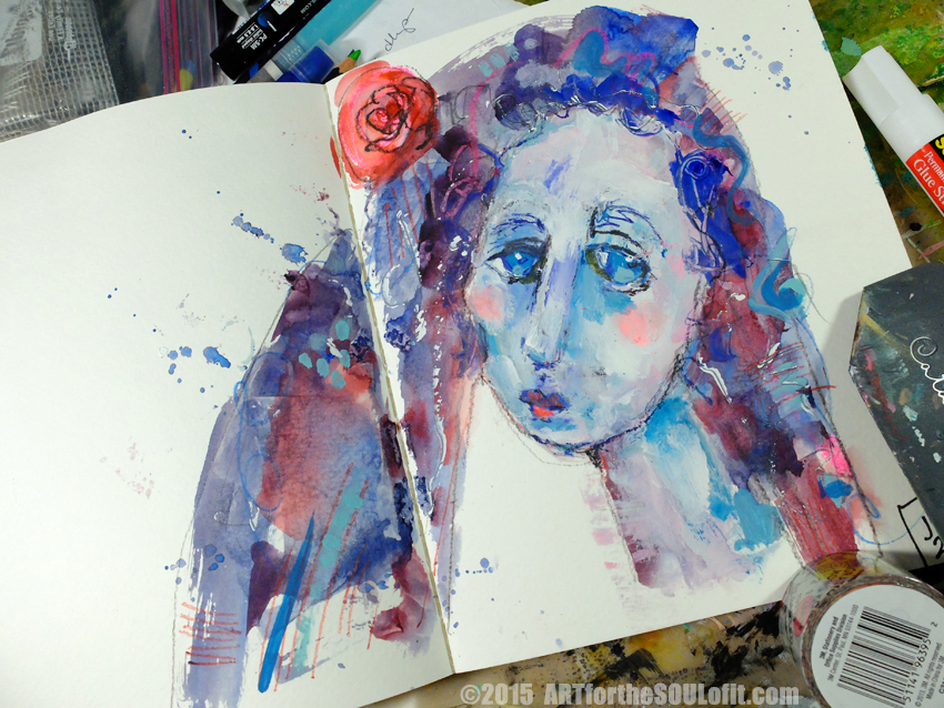 ART for the SOUL of it Why I Don't Like Painting in Art Journals