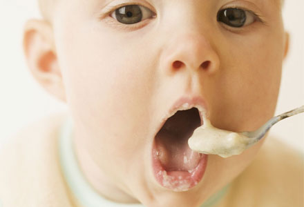 babies with a taste for junk food?