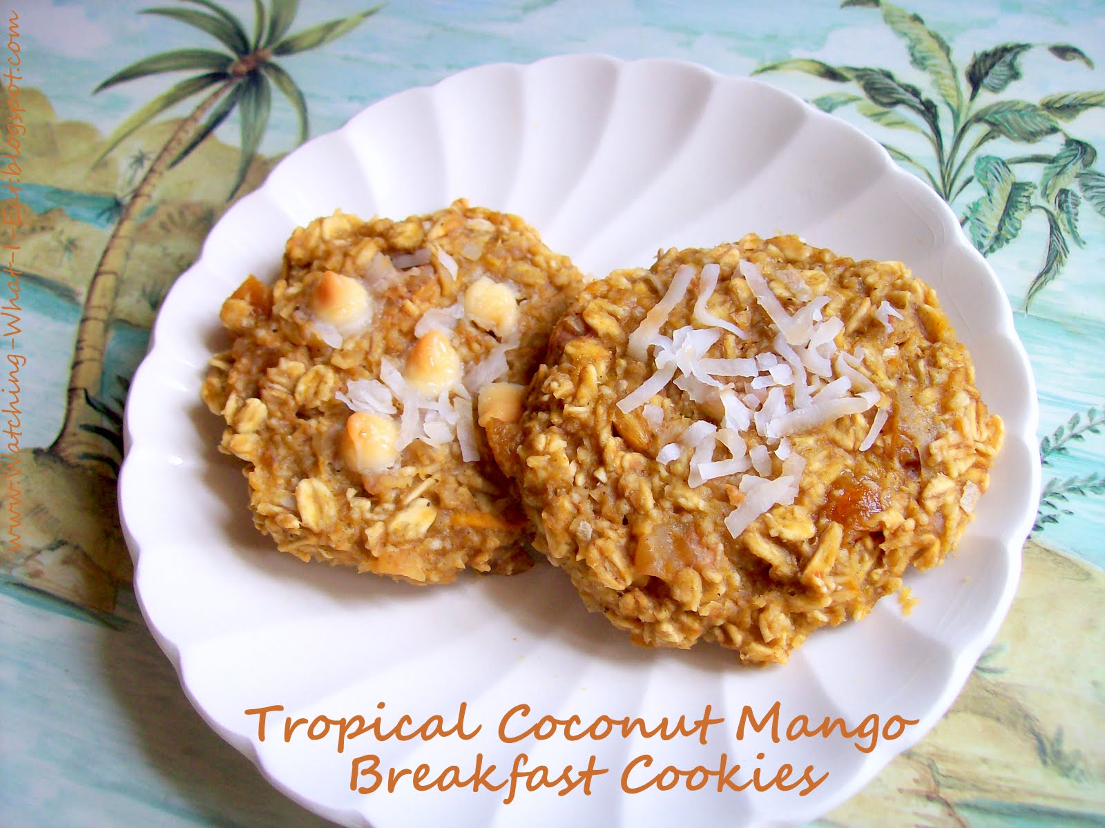 Watching What I Eat Tropical Coconut Mango Breakfast Cookies