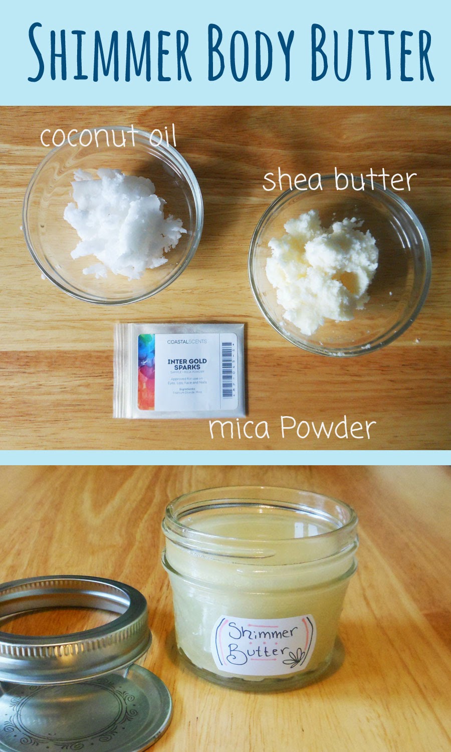 Messy Ever After: Tutorials, Projects, and Crafty Bits: DIY Shimmer Body  Butter