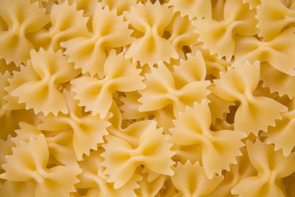 uncooked pasta