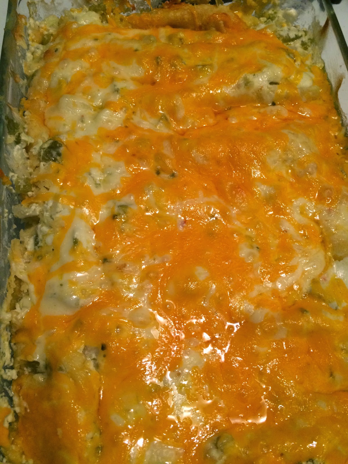 simplysandi Green Chile, Cheese and Onion Enchiladas