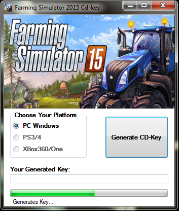 Farming Simulator 15 CD-Key Generator - Steam Code license key for farming simulator 2015