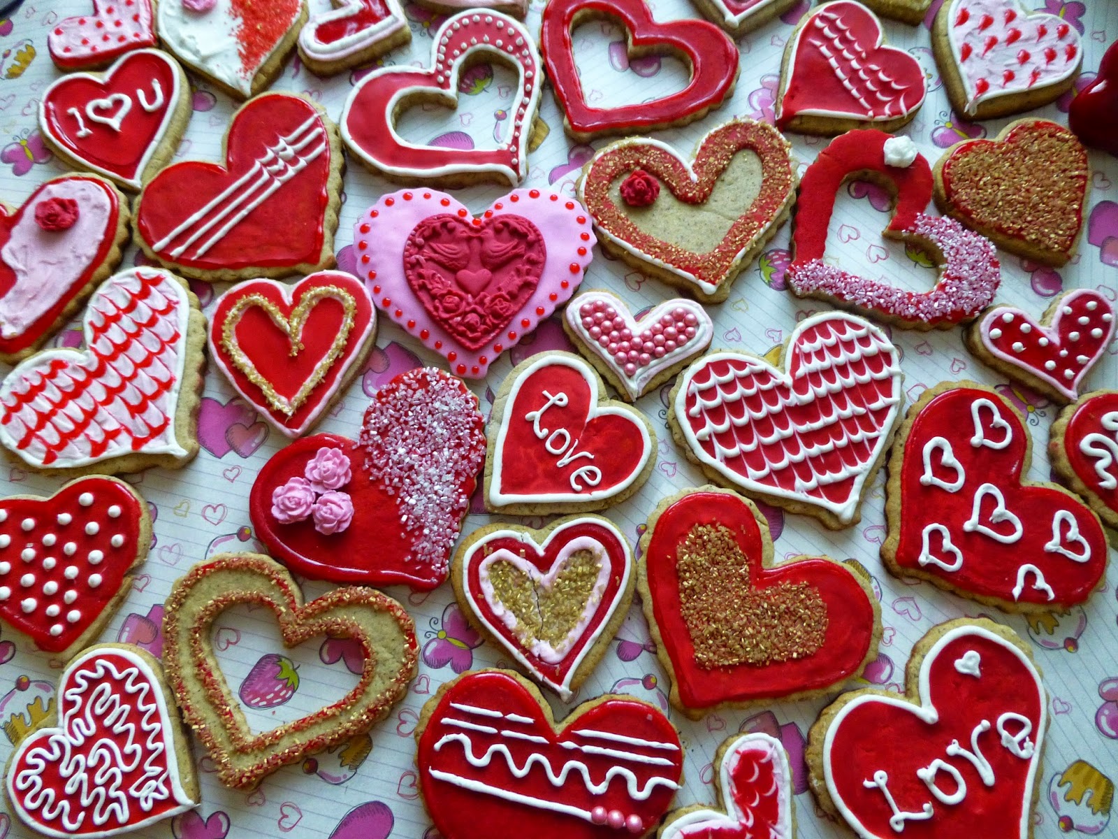 CakeSophia: St. Valentine's cookies 2015
