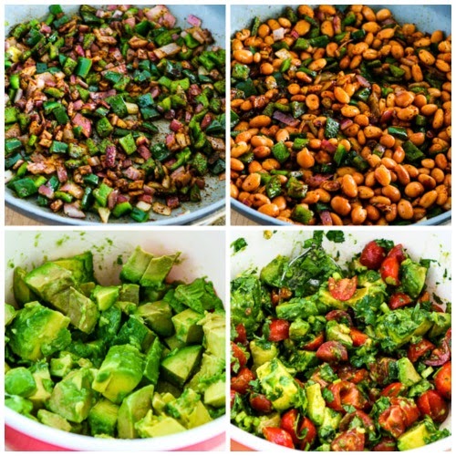 Cauliflower Rice and Pinto Bean Vegan Burrito Bowl Kalyn's Kitchen