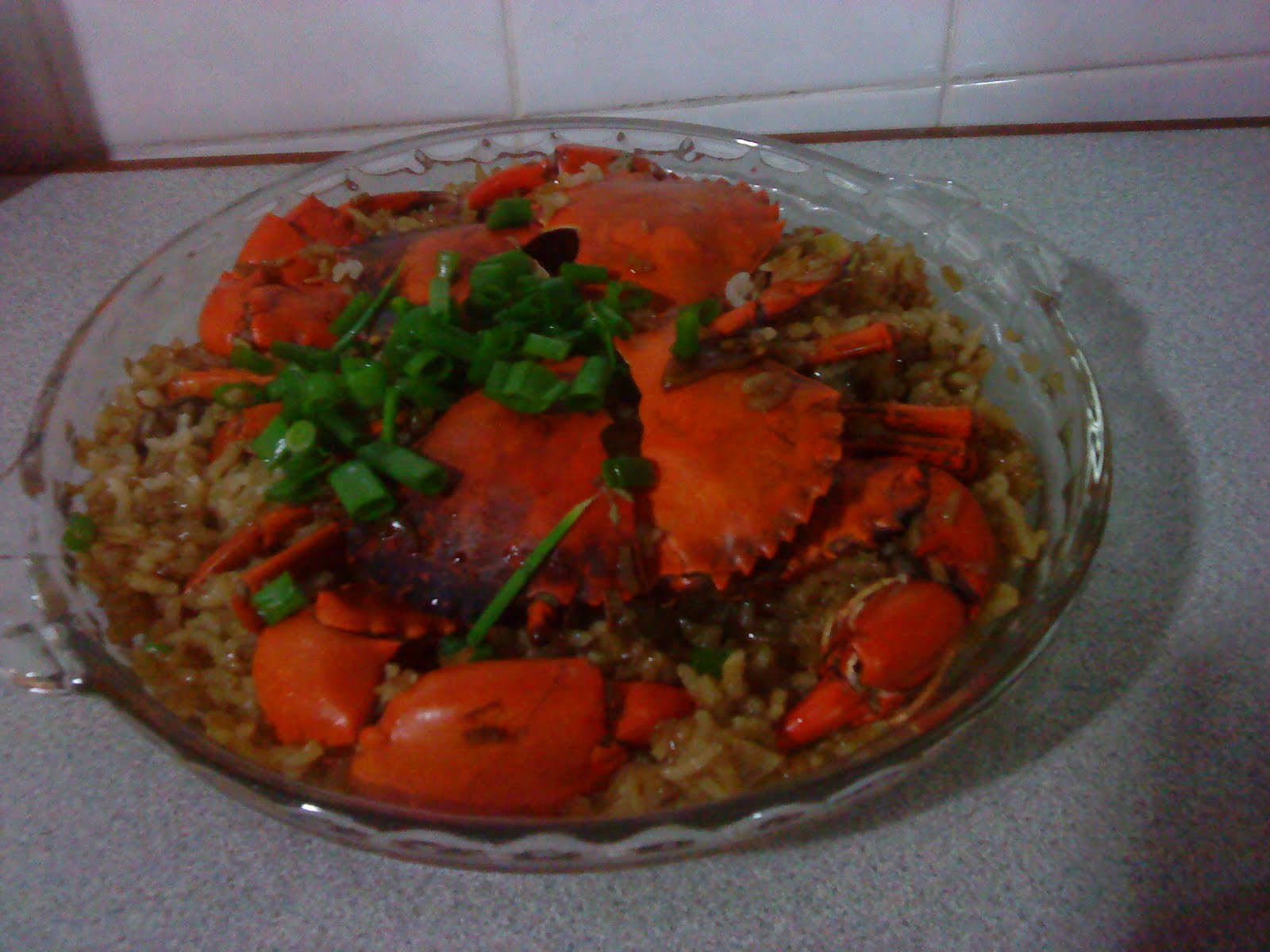Cooking Pleasure Steamed Rice With Crabs