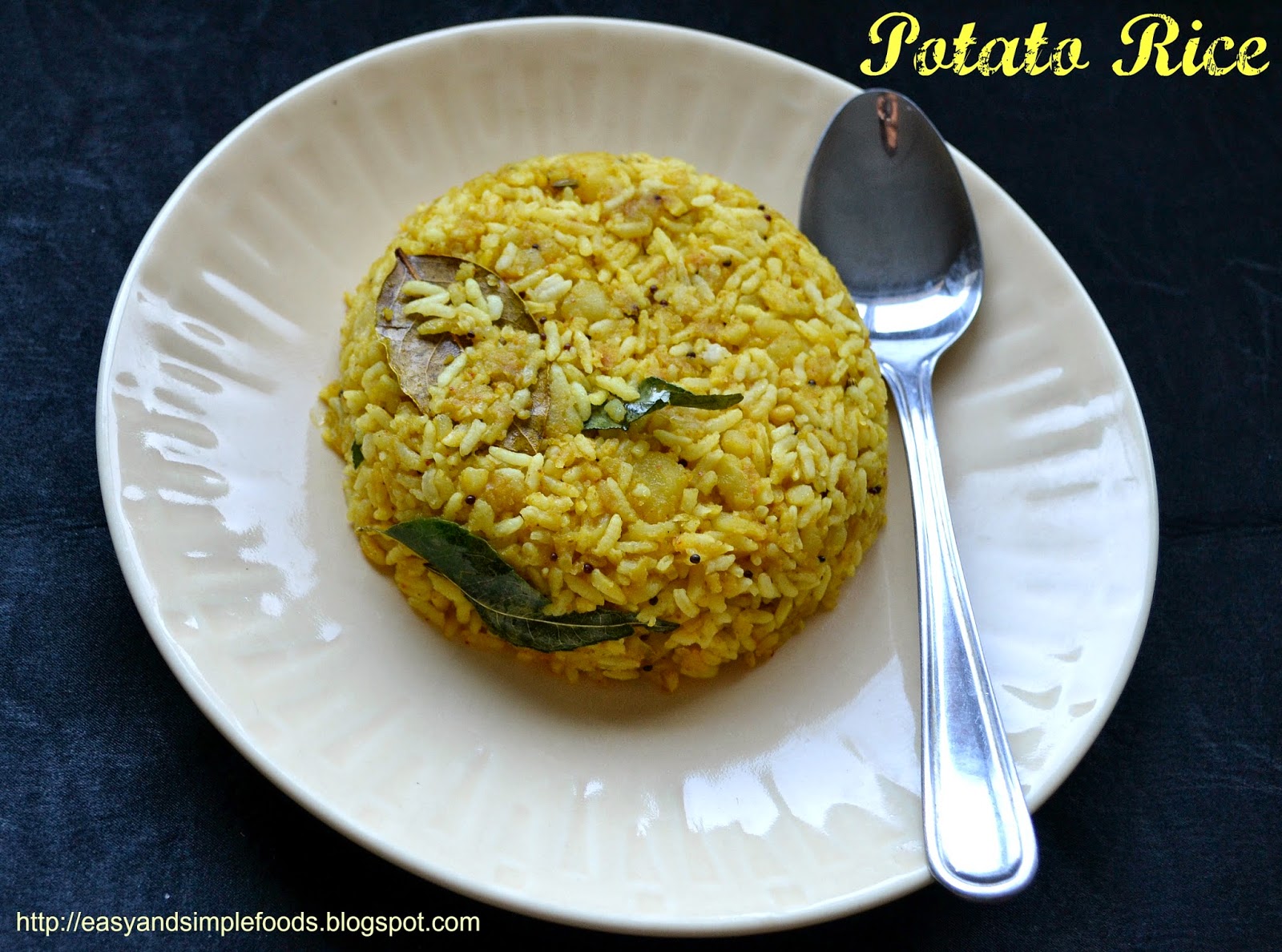 easy and simple foods Potato Rice