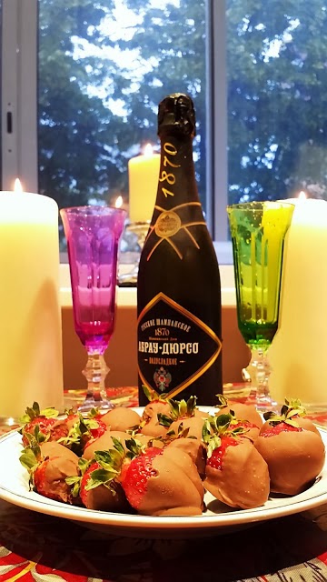Как приготовить романтический ужин ризотто треска шампанское клубника