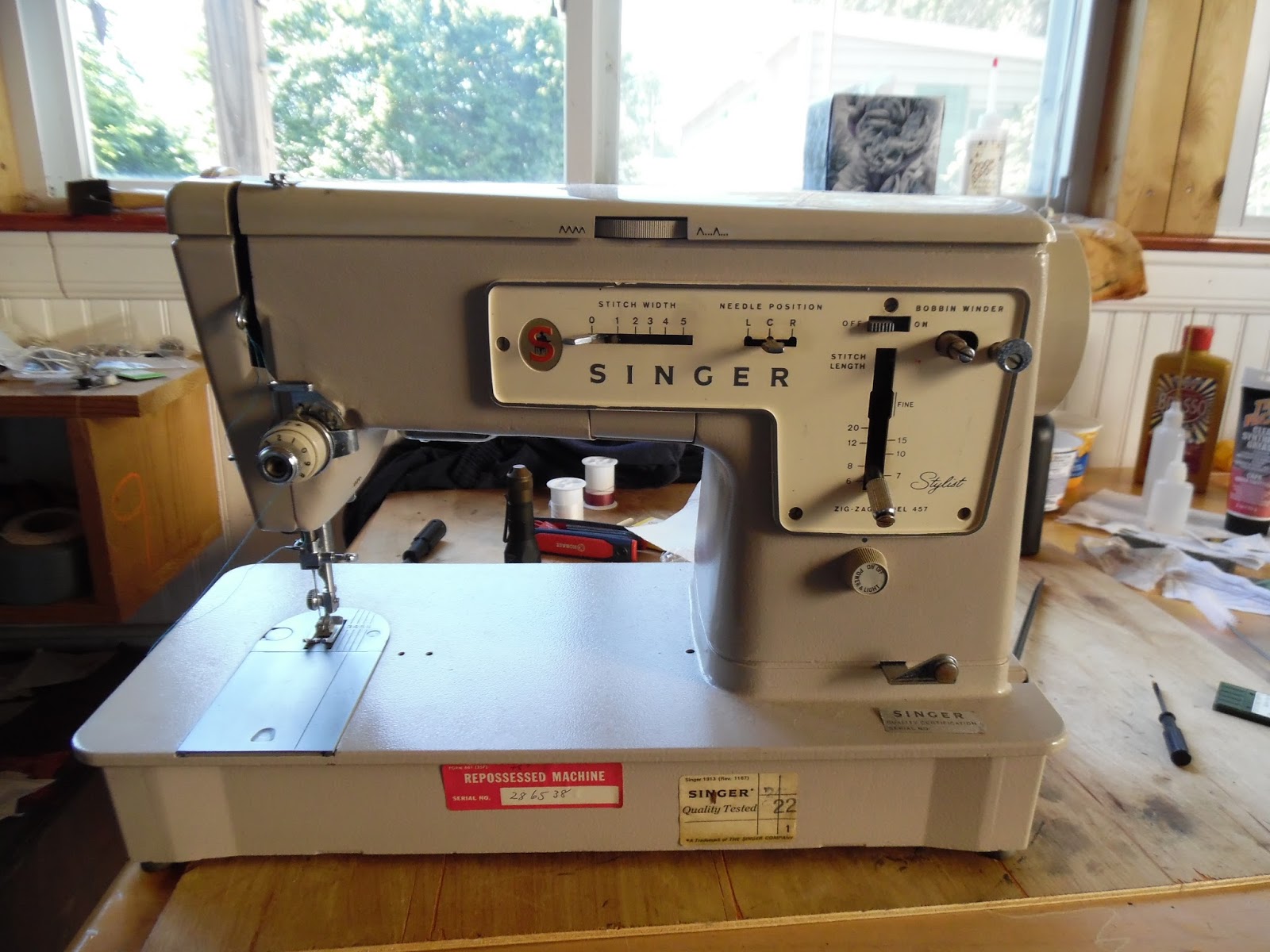 Singer model 457 sewing machine manual