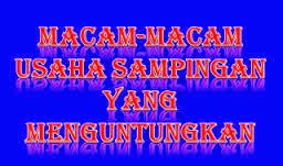 Usaha Sampingan Yang Menguntungkan Usaha Sampingan Yang Menguntungkan