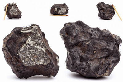Студийные фотографии Челябинского метеорита «Чебаркуль»