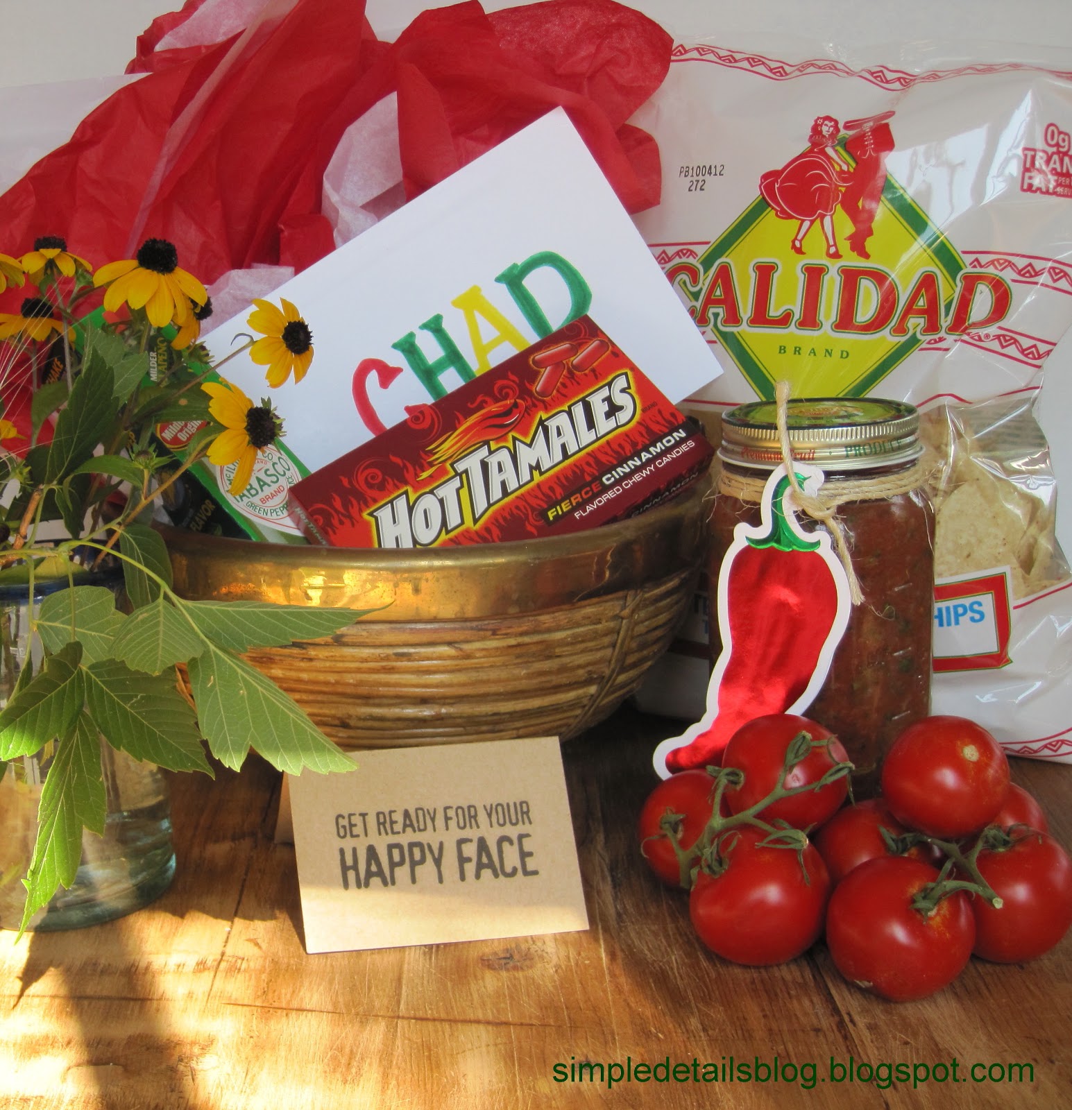 Simple Details the BEST salsa and a gift...