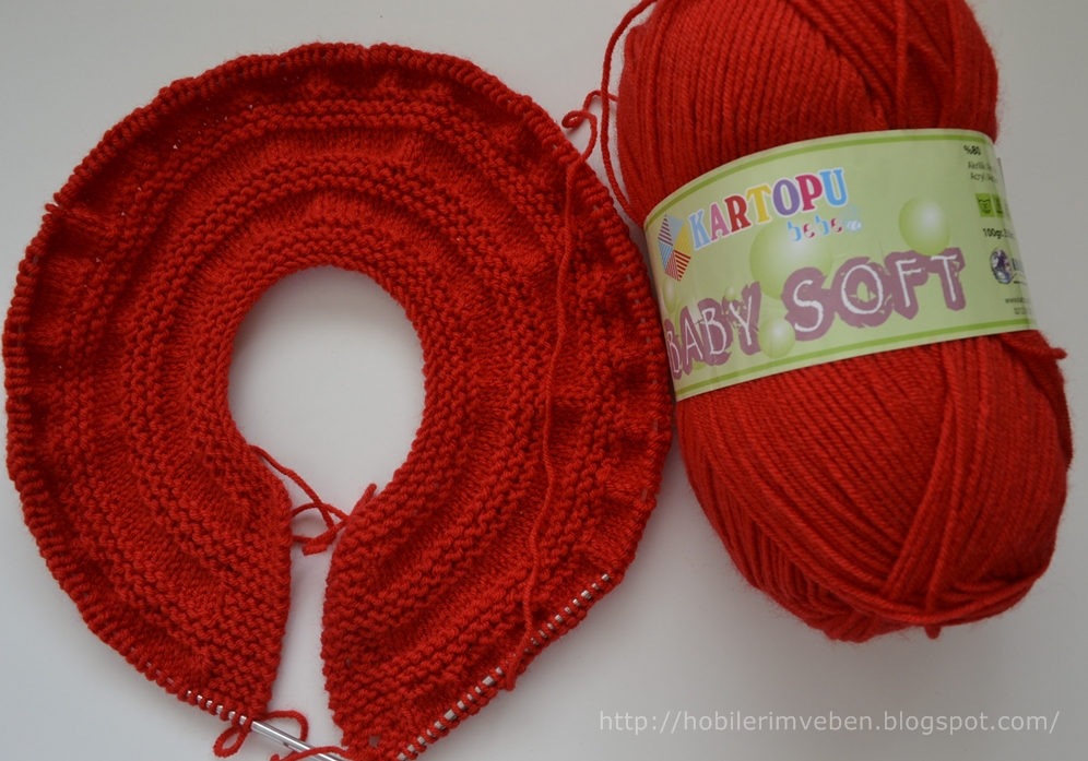 Hobilerim ve ben Yakadan başlamalı bebek yeleği&hellip;