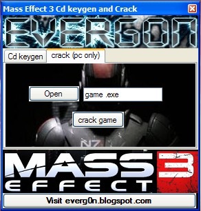 Mass Effect 3 Cd keygen and crack by everg0n ...