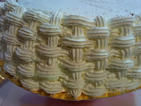 Decoración nata tejido de canasta