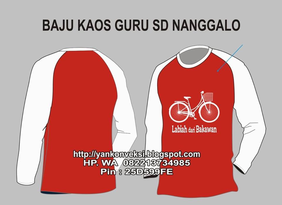 BAJU KAOS RAGLAN