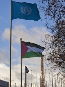 La bandera de Palestina fué izada en la UNESCO