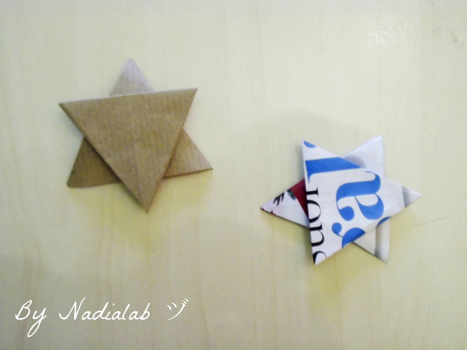 Stella Di Natale Origami Istruzioni.Tutorial Come Fare Una Stella Di Carta Bynadialab Origami Jewelry And Lab