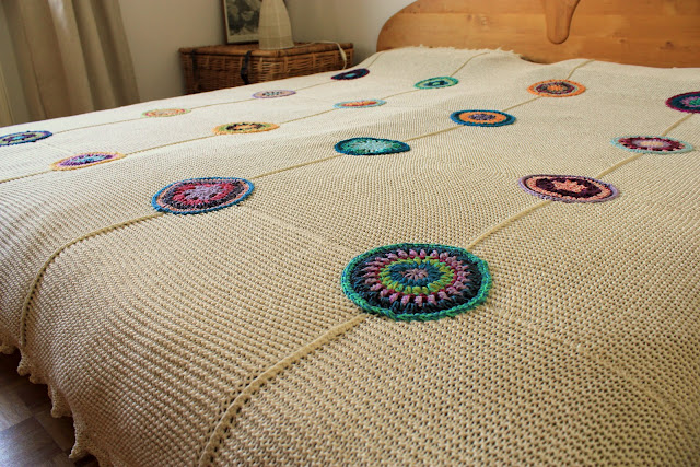 moonshine & wool: Blühende Decken Teil 2