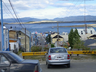 View of the Beagle Channel from Hotel Ushuaia