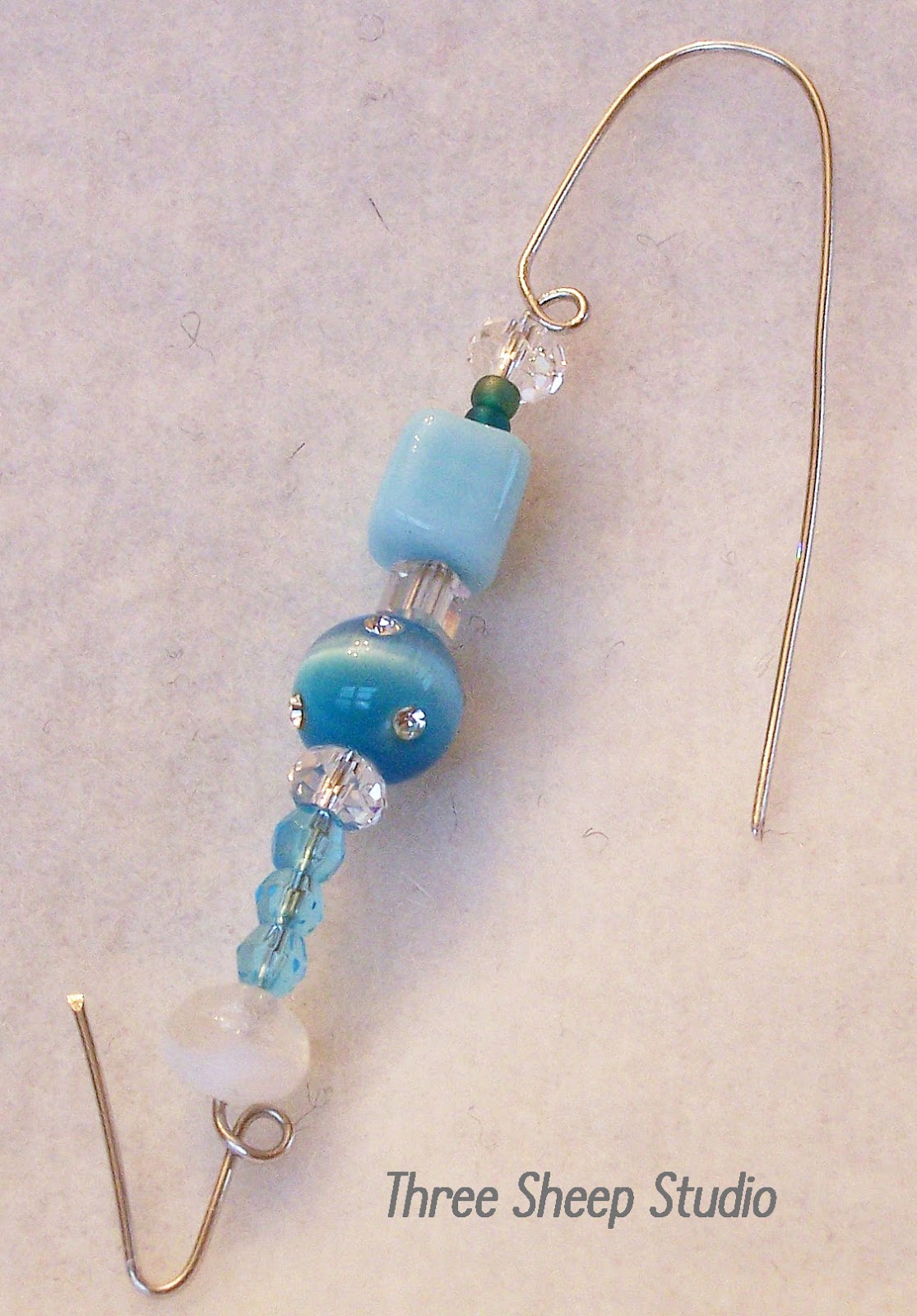 Three Sheep Studio How To Make A Beaded Ornament Hanger...