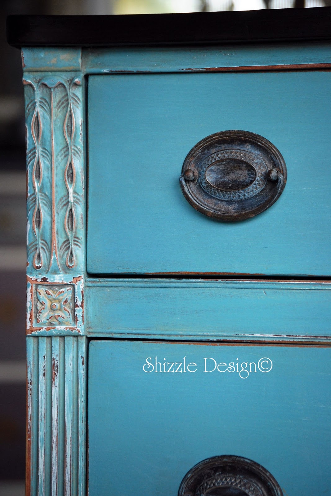 Shizzle Design My Very First Chalk Painted Dresser