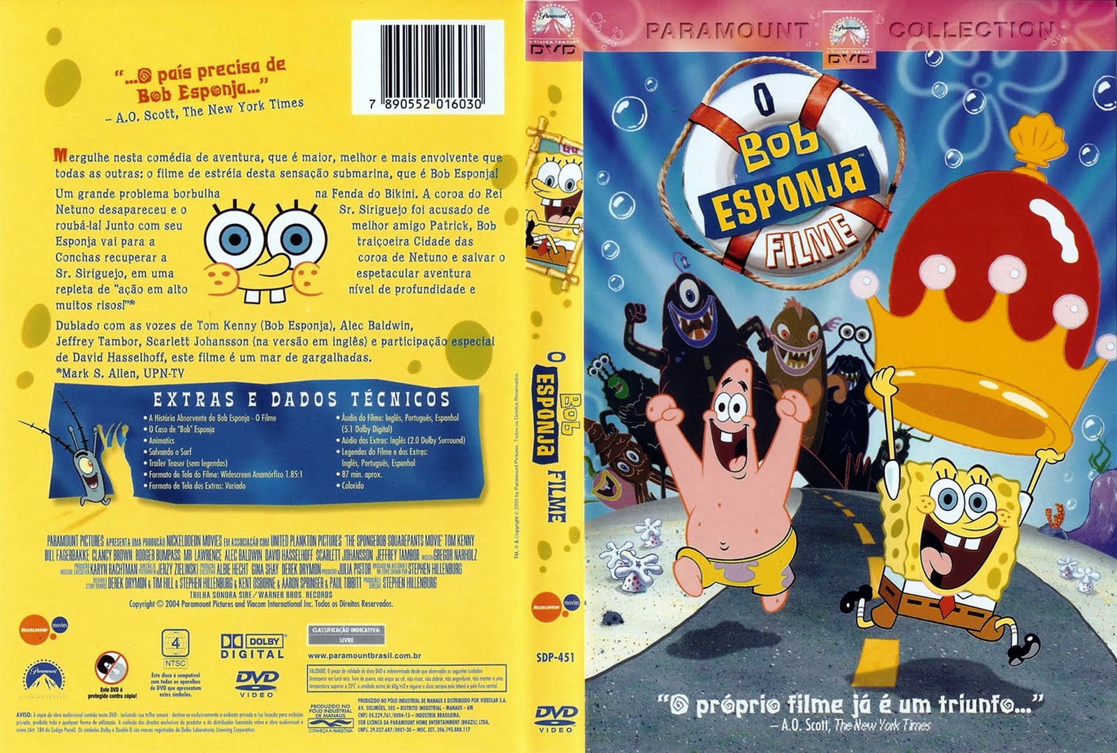 Barattainfantil Bob Esponja O filme