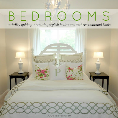 Tons of thrifty ideas for decorating bedrooms with secondhand items | LiveLoveDIY