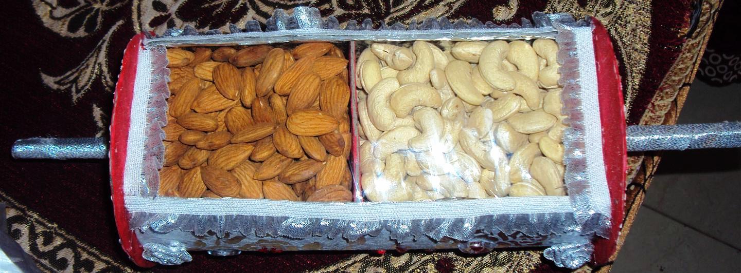 My craft work Dry Fruit Packing.