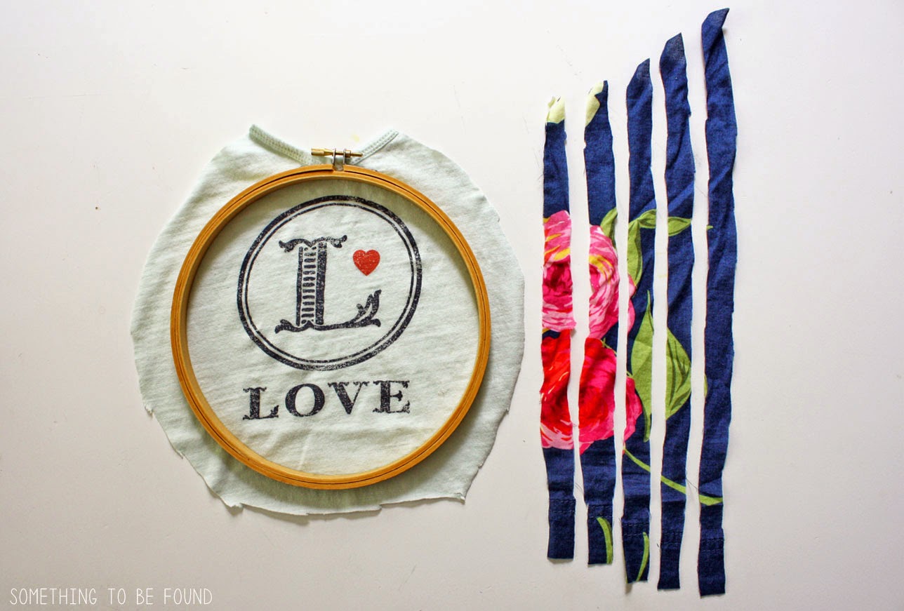 Something to be Found DIY Fabric Hoops Goodwill Project 22