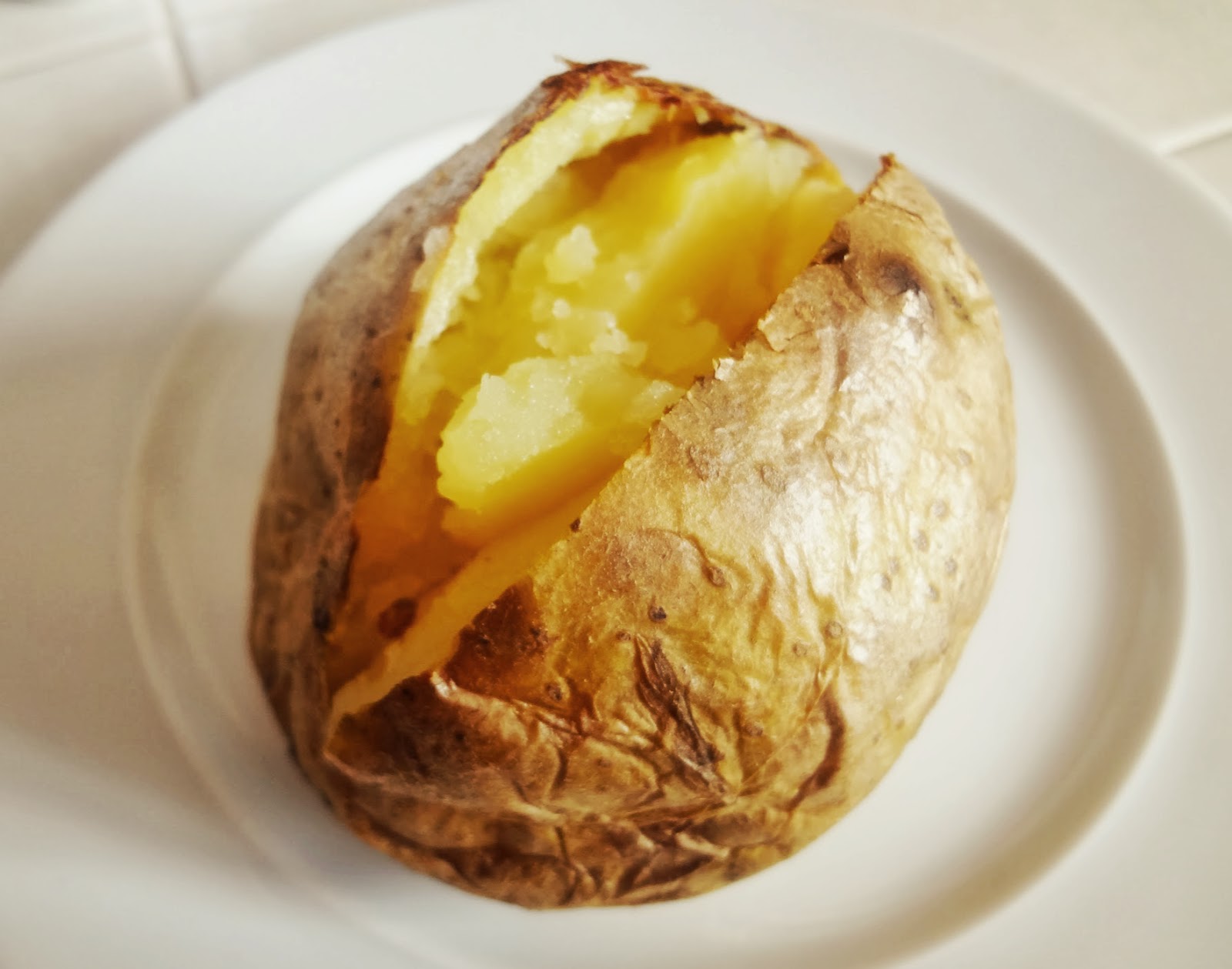 Perfect Baked Potato with crispy skin