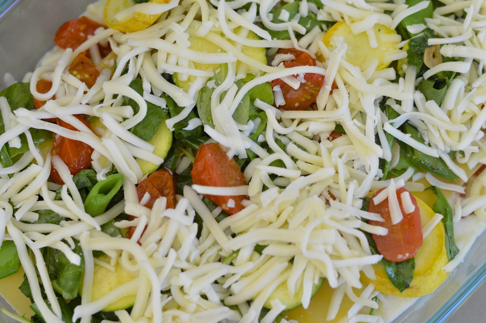 Summer Veggie Lasagna with Skinny Alfredo Sauce Virtually Homemade