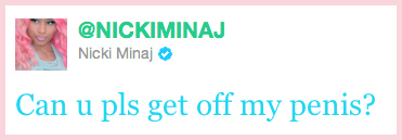 nicki minaj twitter banned