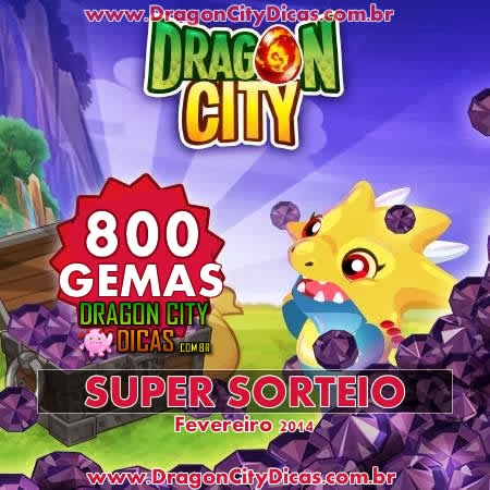 Super Sorteio - Concorra à 800 Gemas - Fevereiro Super Sorteio - Concorra à 800 Gemas - Fevereiro