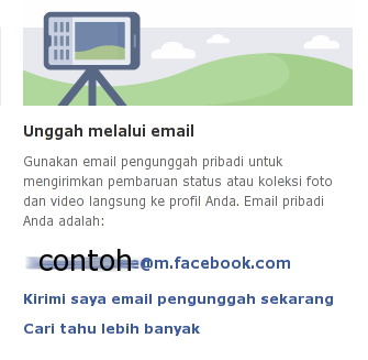 email facebook