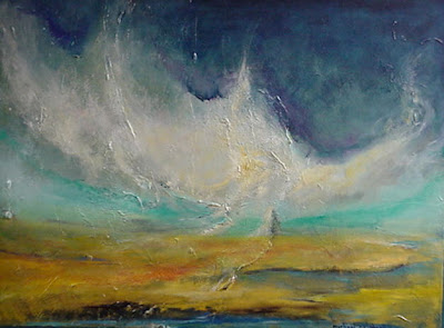 perchard acrylic cloud canvas land michael