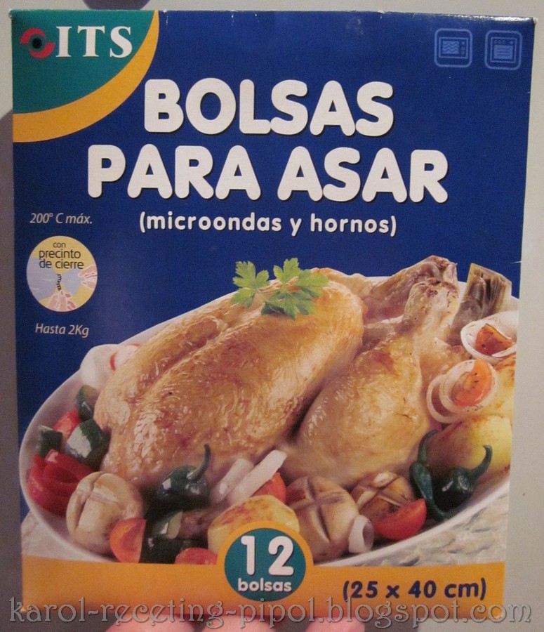 Karol: Receting Pipol: BOLSAS PARA ASAR DEL MERCADONA