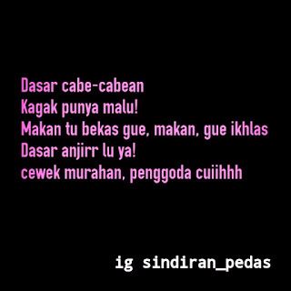 sindiran pedas