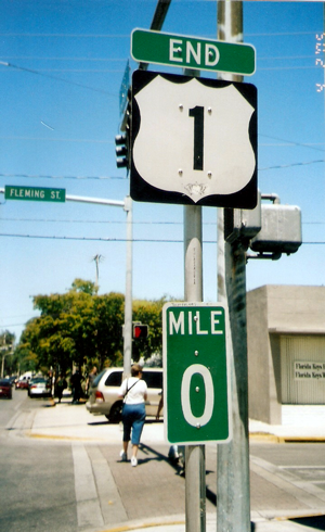 Key West mile marker