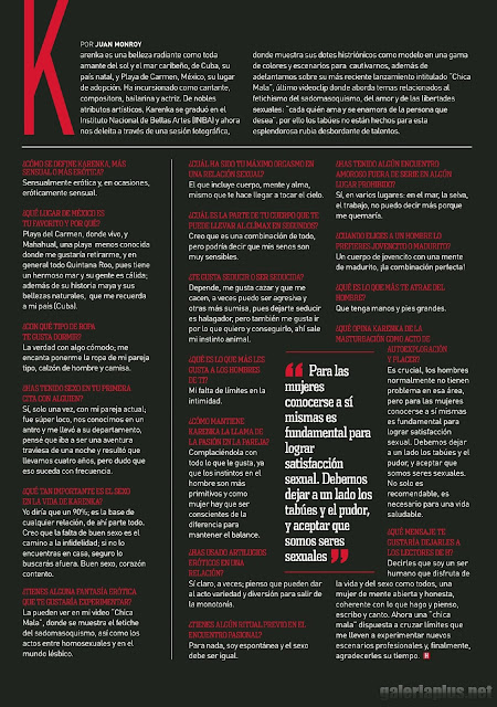 Karenka Revista H para hombres Junio 2015