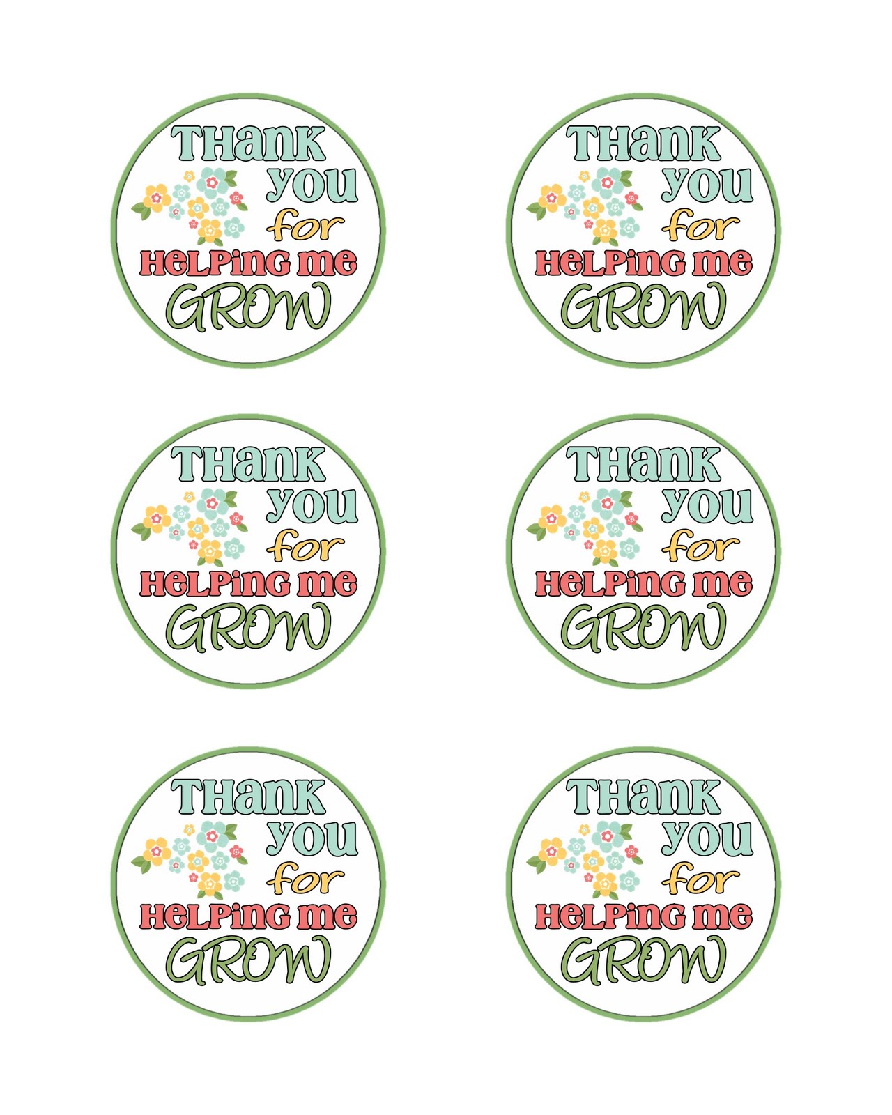 This is a graphic of Epic Thanks for Helping Me Bloom Printable It is a photo of Epic Thanks for Helping Me Bloom Printable