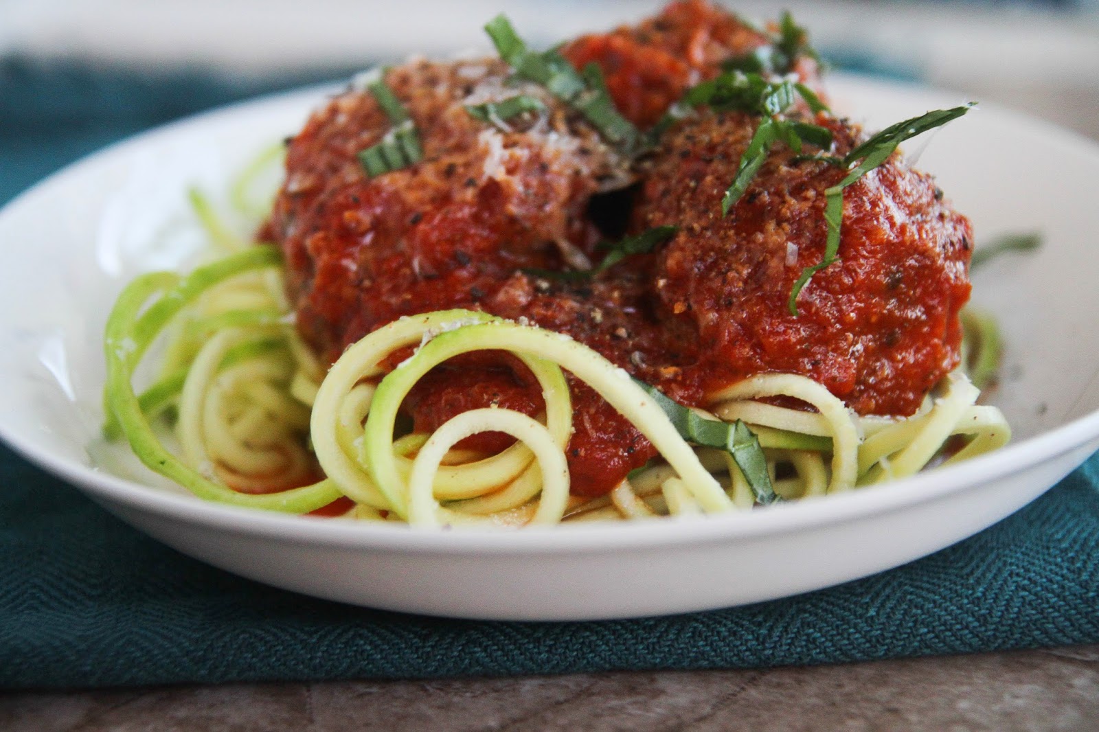 Spaghetti Alla Diavola with Meatballs denimelon eats